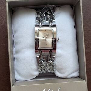 Ettika Silver Women's Chain Watch